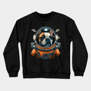 French Bulldog Astronaut Crewneck Sweatshirt